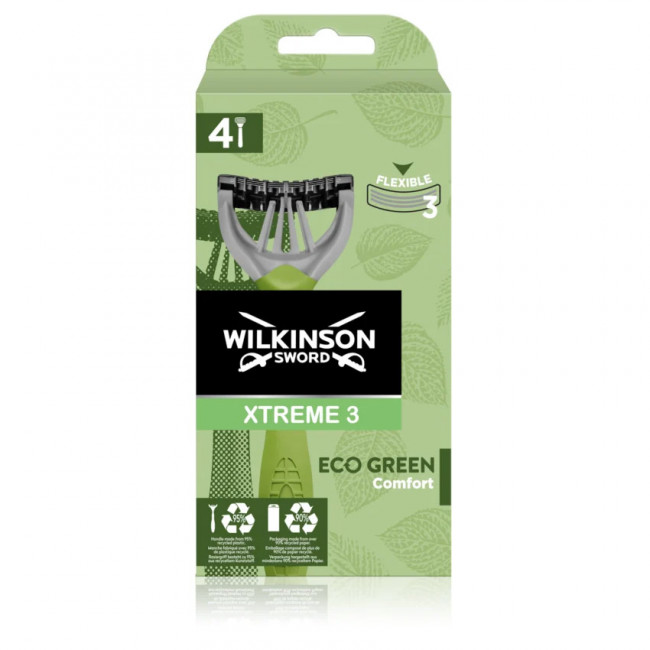 WILKINSON Бритва Xtreme3 Sensative Eco Green 4шт