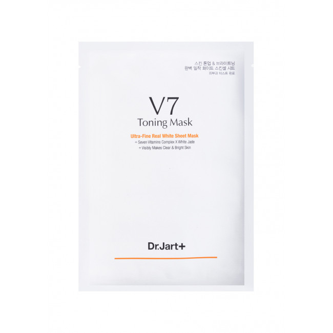 DR.JART+ Маска тканинна V7 Toning Mask тонізуюча з вітамінним комплексом, 30 г.