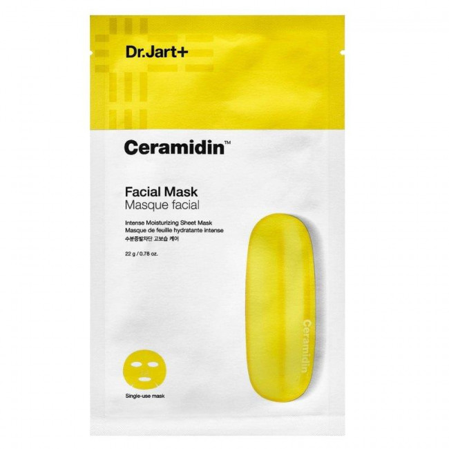 Dr.Jart + Маска Ceramidin Skin-friendly Nanoskin Sheet Mask, 28 мл.