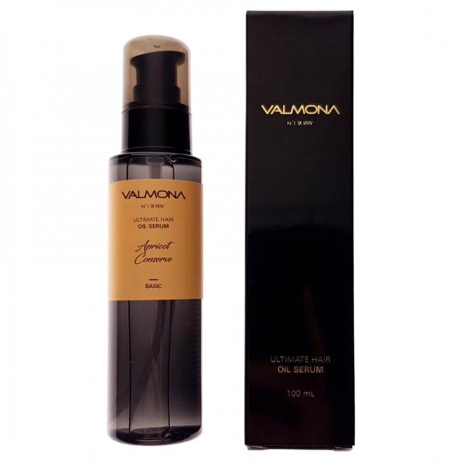 VALMONA Сыворотка для волос Premium Apricot Ultimate Hair Oil Serum с экстрактом абрикоса, 100мл