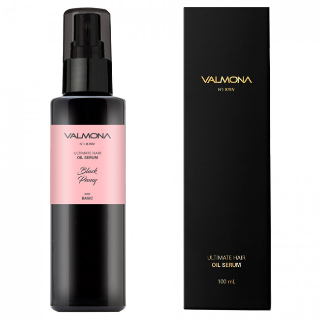 VALMONA Сыворотка для волос Ultimate Hair Oil Serum Black Peony с ароматом черного пиона, 100мл