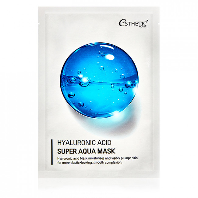 ESTHETIC HOUSE Тканевая маска Hyaluronic Acid Super Aqua Mask увлажняющая с гиалуроновой кислотой, 25мл