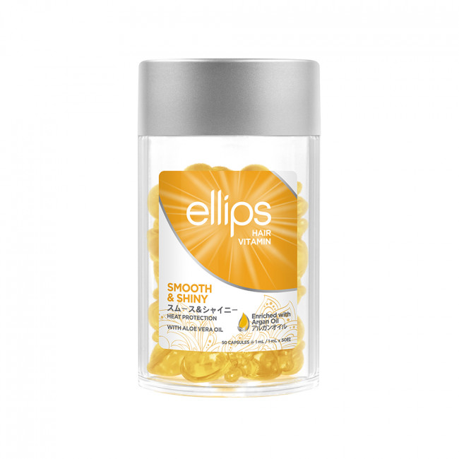 ELLIPS Витамины для волос Роскошное сияние с маслом Алоэ Вера 50x1мл.