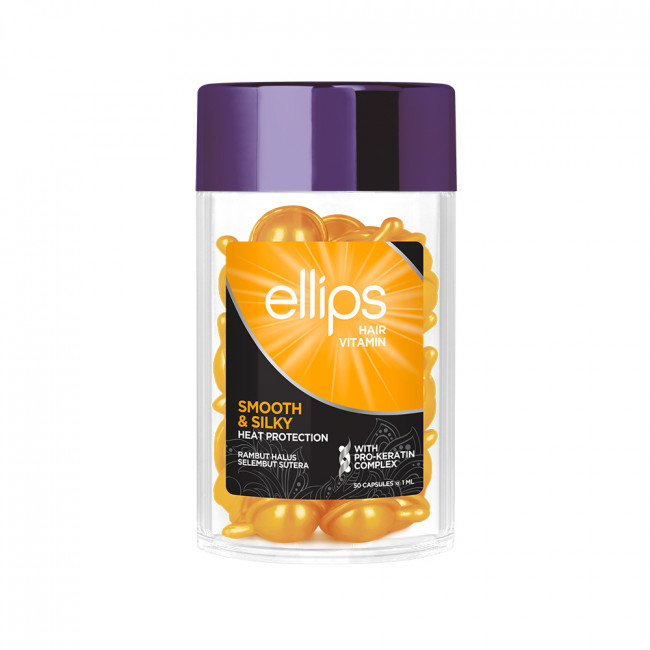 ELLIPS Вітаміни для волосся Бездоганний шовк з Про-Кератиновим Комплексом 50x1мл.