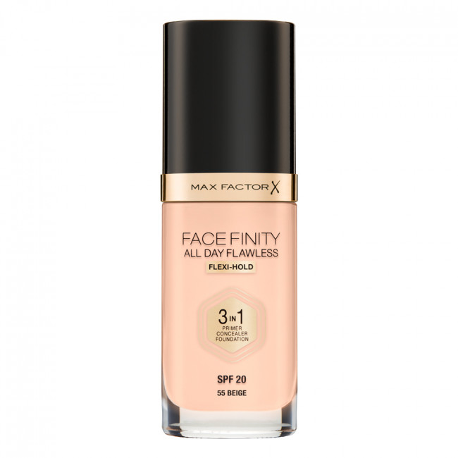 Тональна основа MAX FACTOR FACEFINITY ALL DAY FLAWLESS 3-IN-1 №60, 30 мл