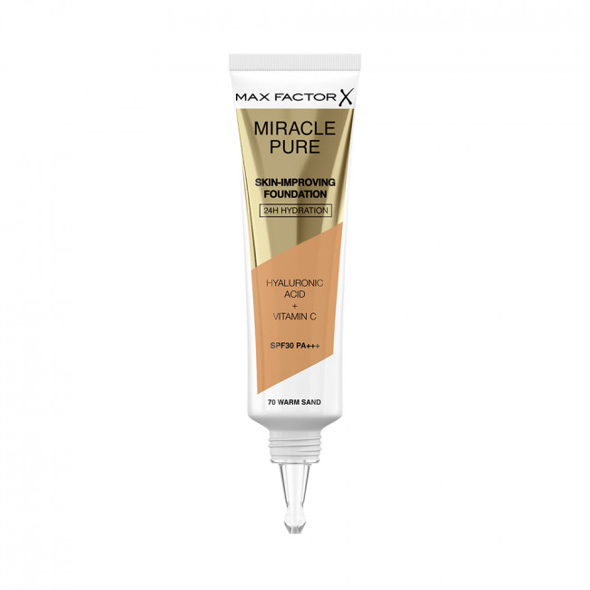 MAX FACTOR Основа тональна MIRACLE PURE №070 Warm sand
