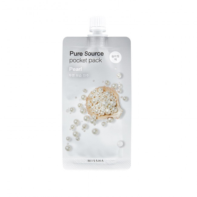 MISSHA Маска для лица ночная Pure Source Pocket Pack #Pearl, 10 мл.