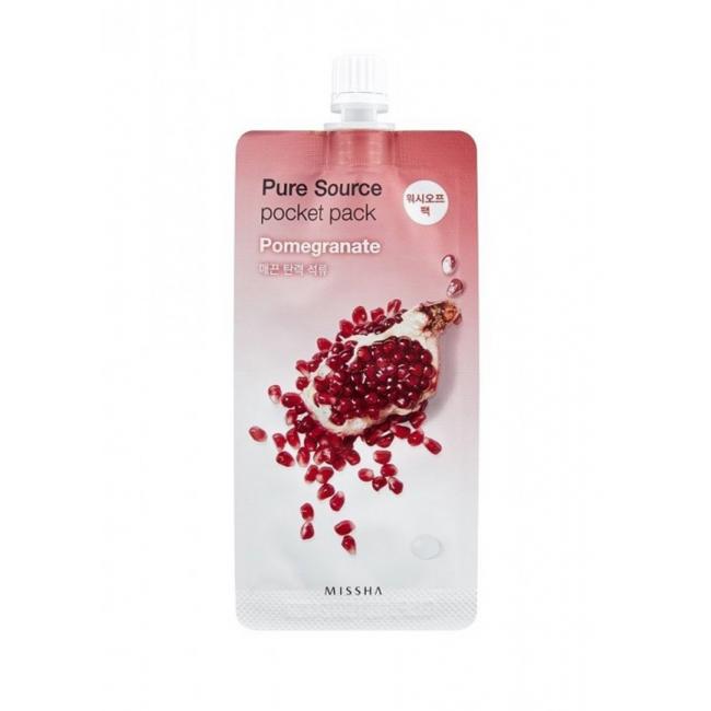 MISSHA Маска для обличчя нічна Pure Source Pocket Pack Pomegranate, 10 мл.