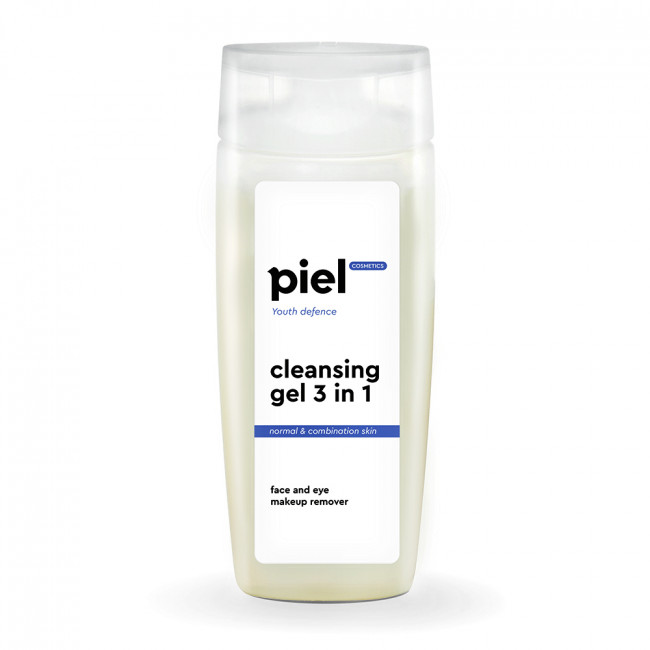 PIEL Демакияж-гель для умывания нормальной и комбинированной кожи Cleansing Gel 3 in 1
